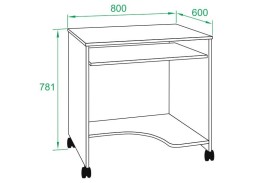 Компьютерный стол КСТ-15 ф-ка Сокол 4 920 Р. в Вира Мебель Компьютерный стол КСТ-15 ф-ка Сокол