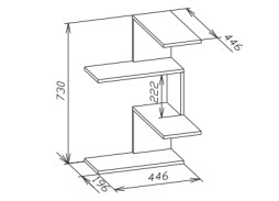 Полка настенная ПК-7 ф-ка Сокол 1 690 Р. в Вира Мебель Полка настенная ПК-7 ф-ка Сокол