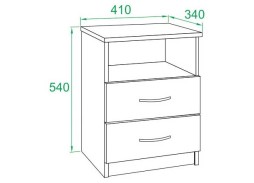 Тумба прикроватная КТ-09.1 ф-ка Сокол 3 810 Р. в Вира Мебель Тумба прикроватная КТ-09.1 ф-ка Сокол