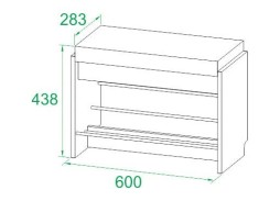 Прихожая ВШ-5.1+ТП-5 ф-ка Сокол 8 530 Р. в Вира Мебель Прихожая ВШ-5.1+ТП-5 ф-ка Сокол
