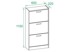 Тумба для обуви Т0-23 ф-ка Сокол