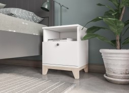 Хелен №11 тумба прикроватная ЛДСП 7 800 Р. в Вира Мебель Хелен №11 тумба прикроватная ЛДСП