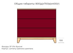Хелен №14 комод МДФ