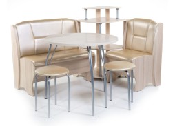 "Лотос" кухонный уголок ясень, ф-ка Бител 22 176 Р. в Вира Мебель "Лотос" кухонный уголок ясень, ф-ка Бител