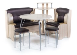 "Лотос" кухонный уголок ясень, ф-ка Бител 22 176 Р. в Вира Мебель "Лотос" кухонный уголок ясень, ф-ка Бител