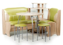 "Лотос" кухонный уголок дуб сонома, ф-ка Бител 22 176 Р. в Вира Мебель "Лотос" кухонный уголок дуб сонома, ф-ка Бител