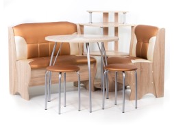 "Лотос" кухонный уголок дуб сонома, ф-ка Бител 22 176 Р. в Вира Мебель "Лотос" кухонный уголок дуб сонома, ф-ка Бител