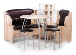 "Лотос" кухонный уголок дуб сонома, ф-ка Бител 22 176 Р. в Вира Мебель "Лотос" кухонный уголок дуб сонома, ф-ка Бител