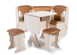 "Нарцисс" кухонный уголок ясень, ф-ка Бител 16 848 Р. в Вира Мебель "Нарцисс" кухонный уголок ясень, ф-ка Бител