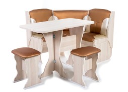 "Нарцисс" кухонный уголок ясень, ф-ка Бител 16 848 Р. в Вира Мебель "Нарцисс" кухонный уголок ясень, ф-ка Бител