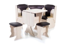 "Нарцисс" кухонный уголок ясень, ф-ка Бител 16 848 Р. в Вира Мебель "Нарцисс" кухонный уголок ясень, ф-ка Бител