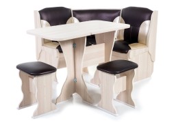 "Нарцисс" кухонный уголок ясень, ф-ка Бител 16 848 Р. в Вира Мебель "Нарцисс" кухонный уголок ясень, ф-ка Бител