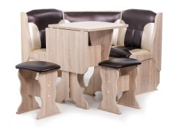 "Нарцисс" кухонный уголок дуб сонома, ф-ка Бител 16 848 Р. в Вира Мебель "Нарцисс" кухонный уголок дуб сонома, ф-ка Бител