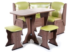 "Нарцисс" кухонный уголок шимо тёмный, ф-ка Бител 16 848 Р. в Вира Мебель "Нарцисс" кухонный уголок шимо тёмный, ф-ка Бител