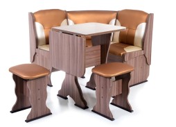 "Нарцисс" кухонный уголок шимо тёмный, ф-ка Бител 16 848 Р. в Вира Мебель "Нарцисс" кухонный уголок шимо тёмный, ф-ка Бител