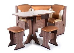 "Нарцисс" кухонный уголок шимо тёмный, ф-ка Бител 16 848 Р. в Вира Мебель "Нарцисс" кухонный уголок шимо тёмный, ф-ка Бител