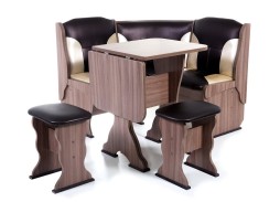 "Нарцисс" кухонный уголок шимо тёмный, ф-ка Бител 16 848 Р. в Вира Мебель "Нарцисс" кухонный уголок шимо тёмный, ф-ка Бител