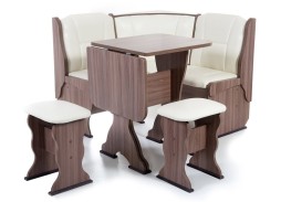 "Нарцисс" кухонный уголок шимо тёмный, ф-ка Бител 16 848 Р. в Вира Мебель "Нарцисс" кухонный уголок шимо тёмный, ф-ка Бител