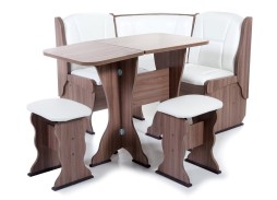 "Нарцисс" кухонный уголок шимо тёмный, ф-ка Бител 16 848 Р. в Вира Мебель "Нарцисс" кухонный уголок шимо тёмный, ф-ка Бител