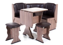 "Нарцисс" кухонный уголок шимо тёмный, ф-ка Бител 16 848 Р. в Вира Мебель "Нарцисс" кухонный уголок шимо тёмный, ф-ка Бител