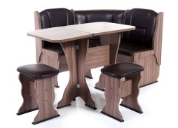 "Нарцисс" кухонный уголок шимо тёмный, ф-ка Бител 16 848 Р. в Вира Мебель "Нарцисс" кухонный уголок шимо тёмный, ф-ка Бител