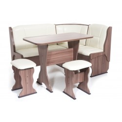 Орхидея кухонный набор, ясень шимо тёмный/флок беж.ф-ка Бител