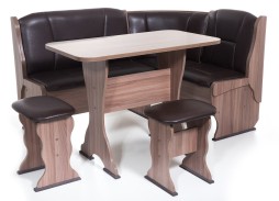 "Орхидея" кухонный набор, ясень шимо тёмный, ф-ка Бител 18 288 Р. в Вира Мебель "Орхидея" кухонный набор, ясень шимо тёмный, ф-ка Бител