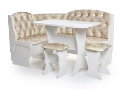 "Орхидея Люкс" кухонный набор белый, ф-ка Бител 21 024 Р. в Вира Мебель "Орхидея Люкс" кухонный набор белый, ф-ка Бител