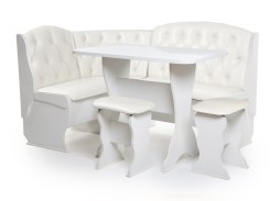 "Орхидея Люкс" кухонный набор белый, ф-ка Бител 21 024 Р. в Вира Мебель "Орхидея Люкс" кухонный набор белый, ф-ка Бител