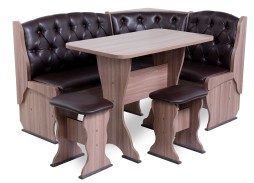 "Орхидея Люкс" кухонный набор шимо тёмный, ф-ка Бител 21 024 Р. в Вира Мебель "Орхидея Люкс" кухонный набор шимо тёмный, ф-ка Бител