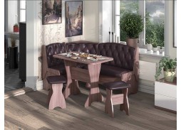 "Орхидея Люкс" кухонный набор шимо тёмный, ф-ка Бител 21 024 Р. в Вира Мебель "Орхидея Люкс" кухонный набор шимо тёмный, ф-ка Бител