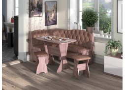 "Орхидея Люкс" кухонный набор шимо тёмный, ф-ка Бител 21 024 Р. в Вира Мебель "Орхидея Люкс" кухонный набор шимо тёмный, ф-ка Бител