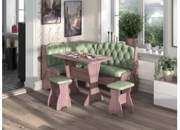 "Орхидея Люкс" кухонный набор шимо тёмный, ф-ка Бител 21 024 Р. в Вира Мебель "Орхидея Люкс" кухонный набор шимо тёмный, ф-ка Бител