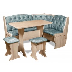 Орхидея Люкс кухонный набор, ясень шимо тёмный/флок Грин, ф-ка Бител