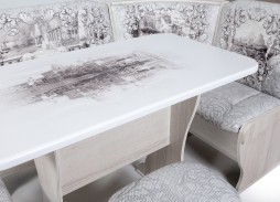 "Орхидея Автор" кухонный набор серия D2, столешница МДФ, ф-ка Бител 20 448 Р. в Вира Мебель "Орхидея Автор" кухонный набор серия D2, столешница МДФ, ф-ка Бител