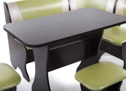 "Тюльпан" кухонный уголок венге, ф-ка Бител 15 840 Р. в Вира Мебель "Тюльпан" кухонный уголок венге, ф-ка Бител