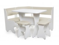 Тюльпан кухонный уголок белый, ф-ка Бител