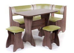 "Тюльпан" кухонный уголок шимо тёмный, ф-ка Бител 15 840 Р. в Вира Мебель "Тюльпан" кухонный уголок шимо тёмный, ф-ка Бител