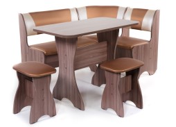 "Тюльпан" кухонный уголок шимо тёмный, ф-ка Бител 15 840 Р. в Вира Мебель "Тюльпан" кухонный уголок шимо тёмный, ф-ка Бител