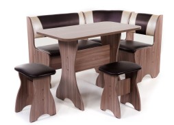 "Тюльпан" кухонный уголок шимо тёмный, ф-ка Бител 15 840 Р. в Вира Мебель "Тюльпан" кухонный уголок шимо тёмный, ф-ка Бител