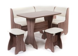 "Тюльпан" кухонный уголок шимо тёмный, ф-ка Бител 15 840 Р. в Вира Мебель "Тюльпан" кухонный уголок шимо тёмный, ф-ка Бител