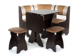 "Тюльпан-мини" кухонный уголок венге, ф-ка Бител 13 580 Р. в Вира Мебель "Тюльпан-мини" кухонный уголок венге, ф-ка Бител