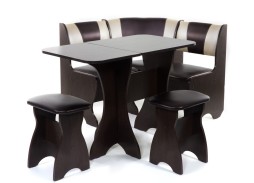 "Тюльпан-мини" кухонный уголок венге, ф-ка Бител 13 580 Р. в Вира Мебель "Тюльпан-мини" кухонный уголок венге, ф-ка Бител