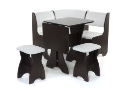 "Тюльпан-мини" кухонный уголок венге, ф-ка Бител 13 580 Р. в Вира Мебель "Тюльпан-мини" кухонный уголок венге, ф-ка Бител