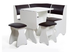 "Тюльпан-мини" кухонный уголок белый, ф-ка Бител 13 580 Р. в Вира Мебель "Тюльпан-мини" кухонный уголок белый, ф-ка Бител