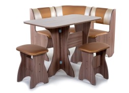 "Тюльпан-мини" кухонный уголок шимо тёмный, ф-ка Бител 13 580 Р. в Вира Мебель "Тюльпан-мини" кухонный уголок шимо тёмный, ф-ка Бител