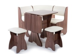 "Тюльпан-мини" кухонный уголок шимо тёмный, ф-ка Бител 13 580 Р. в Вира Мебель "Тюльпан-мини" кухонный уголок шимо тёмный, ф-ка Бител