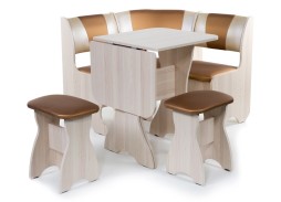 "Тюльпан-мини" кухонный уголок ясень, ф-ка Бител 13 580 Р. в Вира Мебель "Тюльпан-мини" кухонный уголок ясень, ф-ка Бител