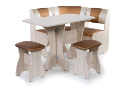 "Тюльпан-мини" кухонный уголок ясень, ф-ка Бител 13 580 Р. в Вира Мебель "Тюльпан-мини" кухонный уголок ясень, ф-ка Бител