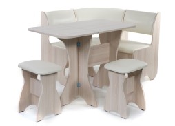 "Тюльпан-мини" кухонный уголок ясень, ф-ка Бител 13 580 Р. в Вира Мебель "Тюльпан-мини" кухонный уголок ясень, ф-ка Бител